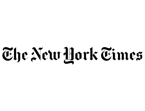 black New York Times logo