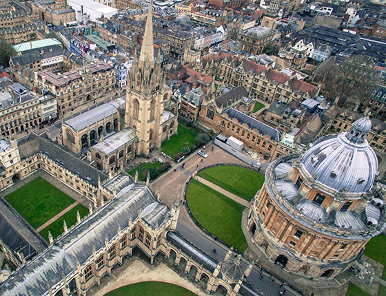 aerial view of city