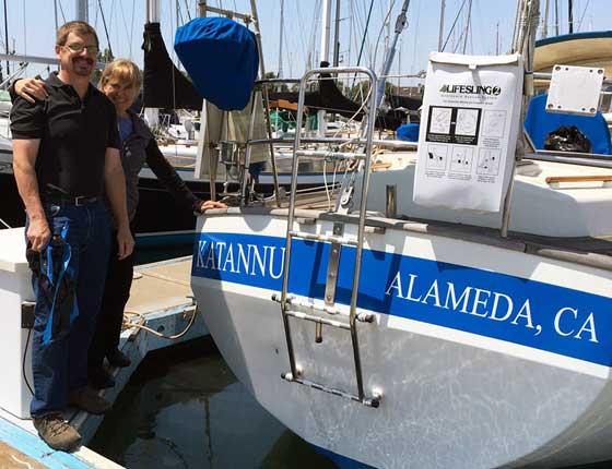 IT developer Robert Williams and sailboat