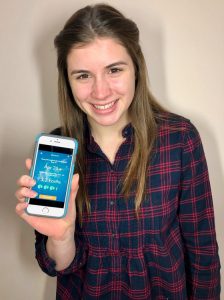 Indiana high school student with Footprint calculator