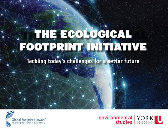 "The Ecological Footprint Initiative" brochure cover
