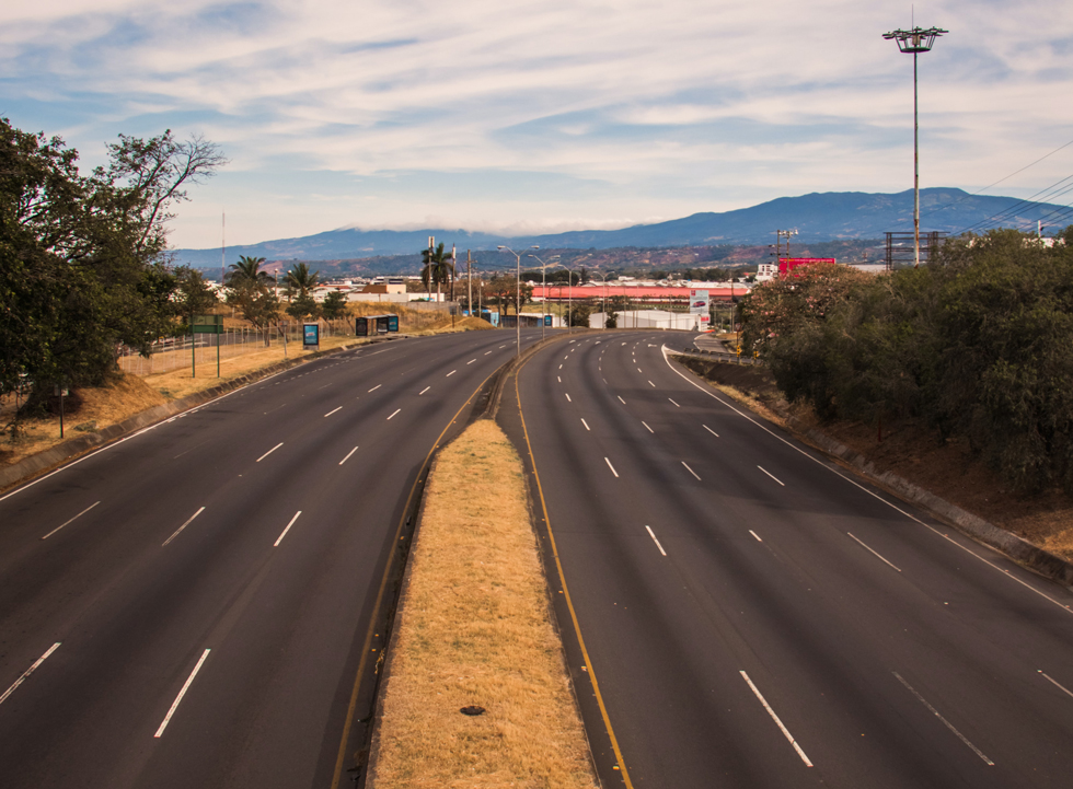 empty freeway