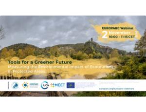 image of hillside with trees with name of webinar and partner logos